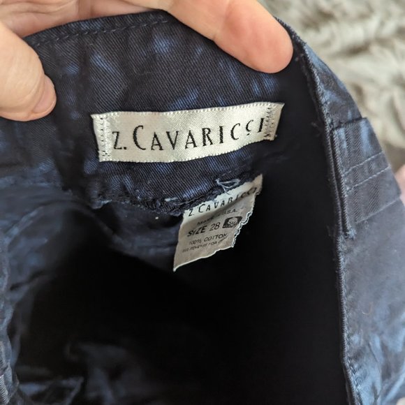 Z Cavaricci Vintage 90's High Waist Acid Wash Boot Cut Pants Sz 28 | Grunge| EUC - Picture 8 of 8